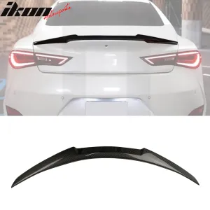 2017-2022 Infiniti Q60 CV37 Trunk Spoiler M4 Style Carbon Fiber Wing