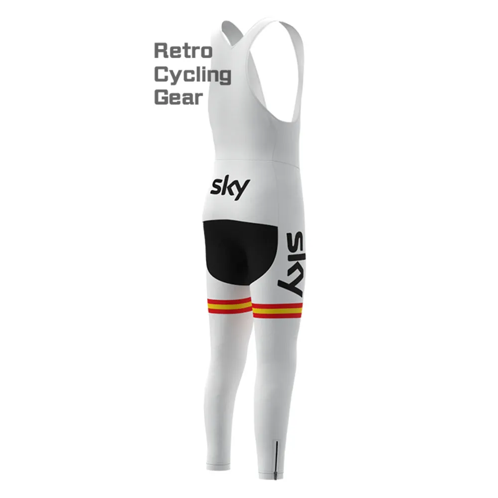 2017 sky Fleece Retro Long Cycling Kits