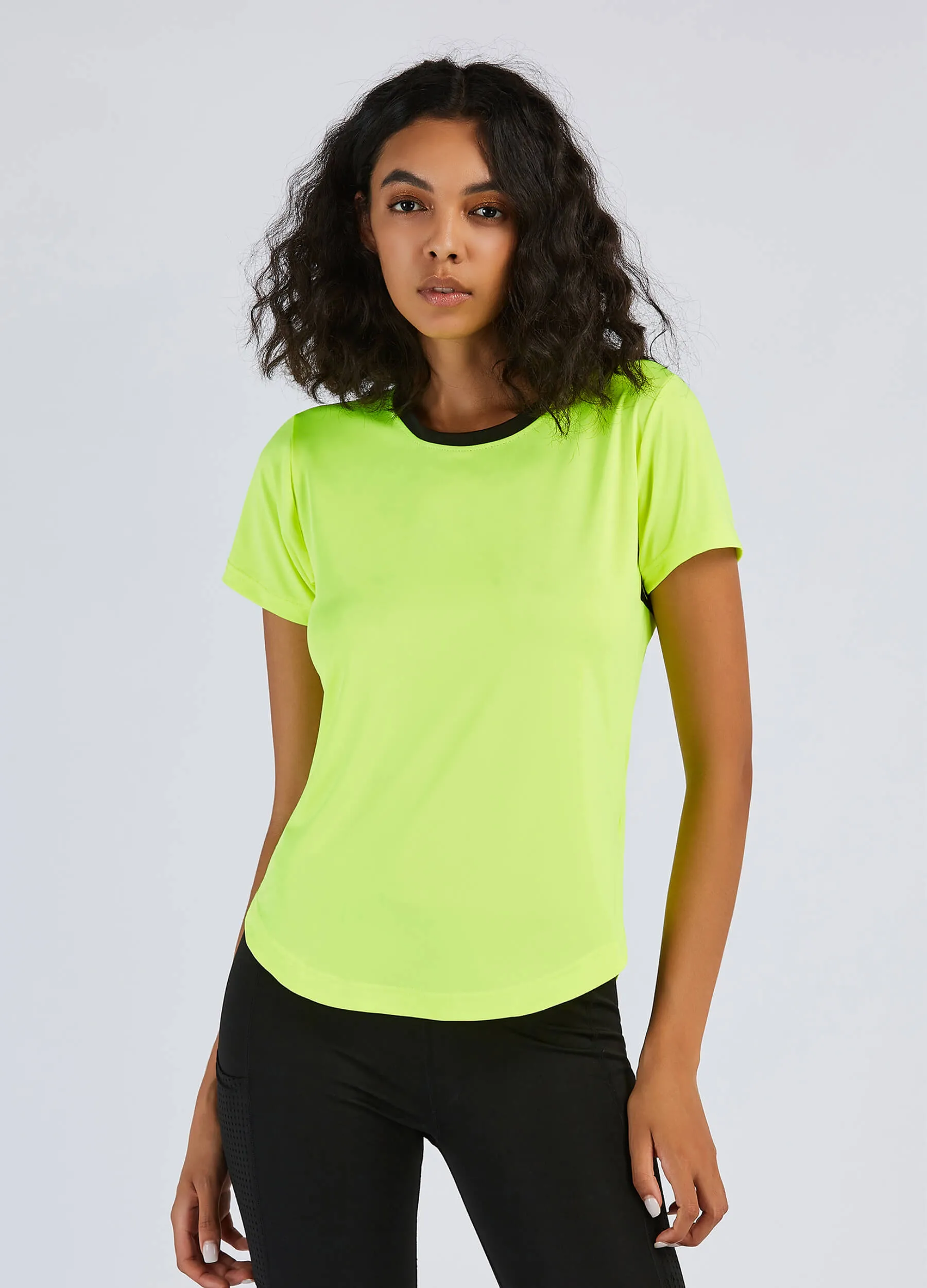 4POSE Women's Summer Round Neck Quick Dry Stretch Sport Tee(Clearance)