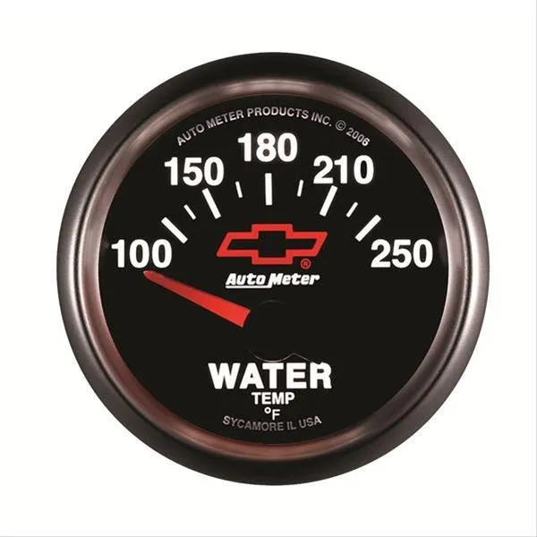 AutoMeter Sport-Comp II Chevy Red Bowtie Analog Gauges 3637-00406