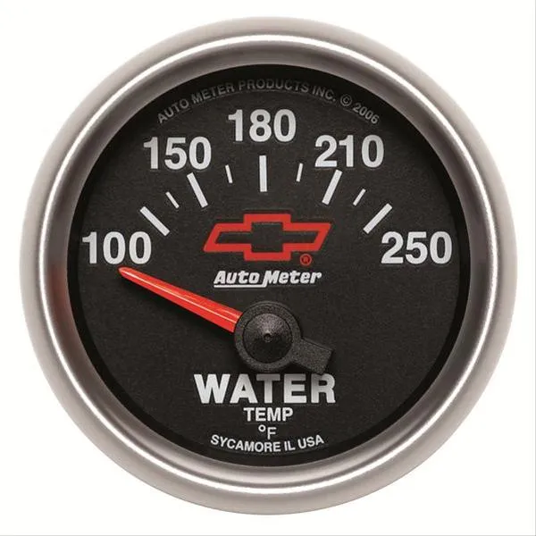 AutoMeter Sport-Comp II Chevy Red Bowtie Analog Gauges 3637-00406