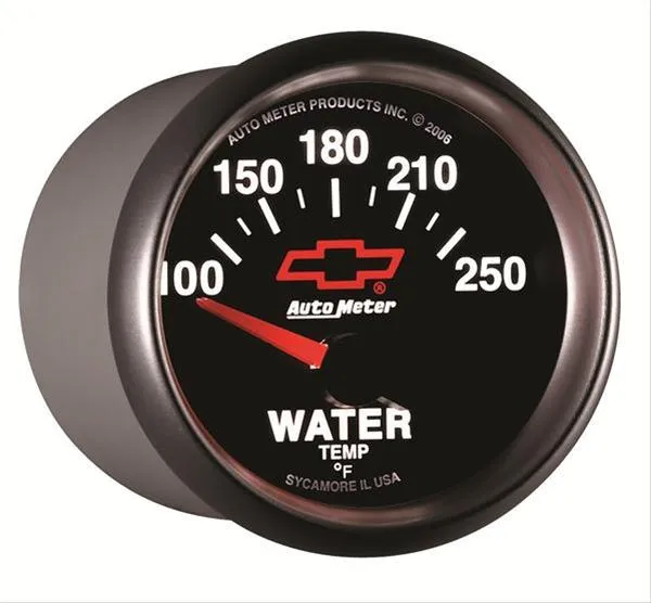 AutoMeter Sport-Comp II Chevy Red Bowtie Analog Gauges 3637-00406