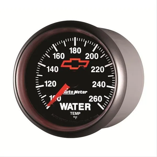 AutoMeter Sport-Comp II Chevy Red Bowtie Analog Gauges 3655-00406