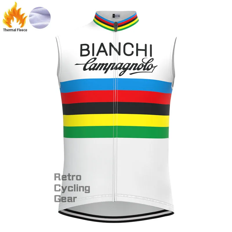 Bianchi Stripe Fleece Retro Cycling Kits