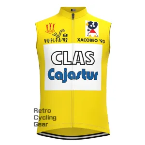 CLAS Yellow Retro Cycling Vest