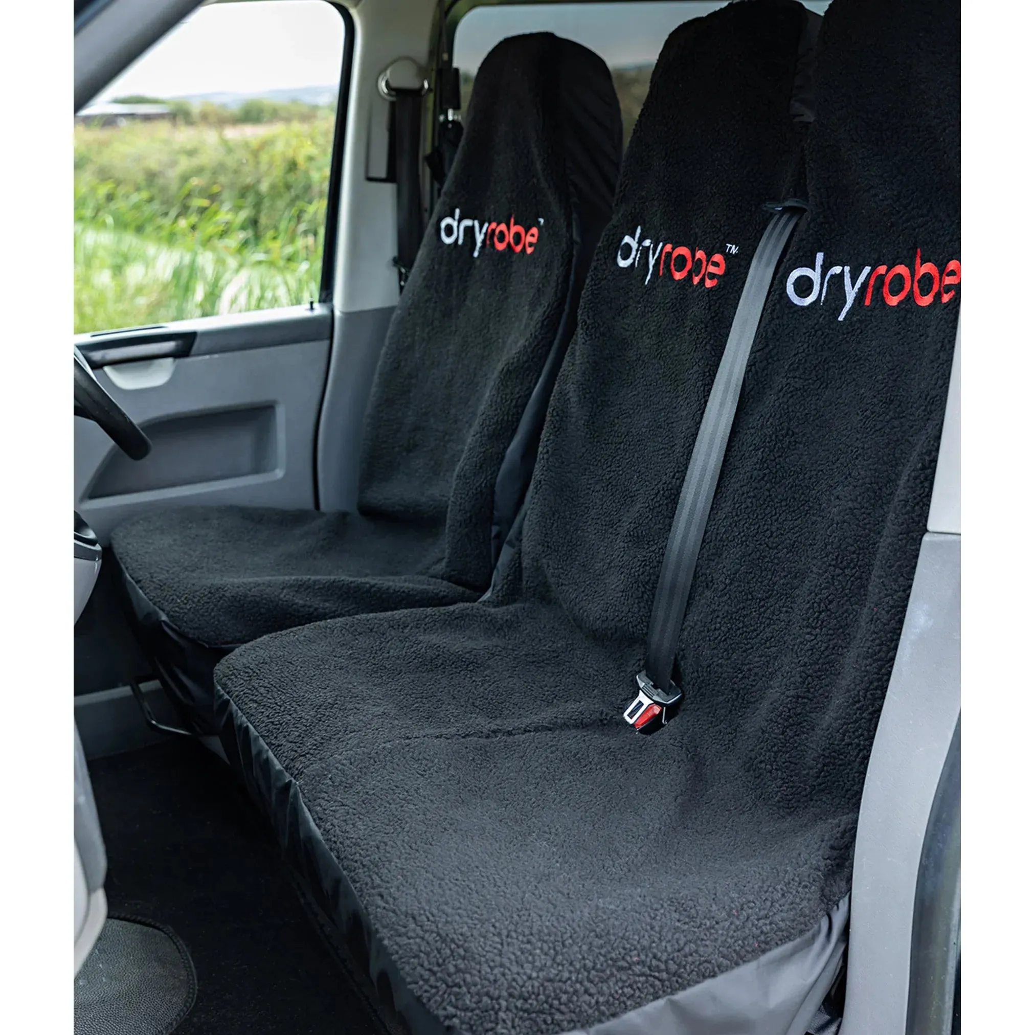 Dryrobe Car Seat Cover (Single) - Black / Black