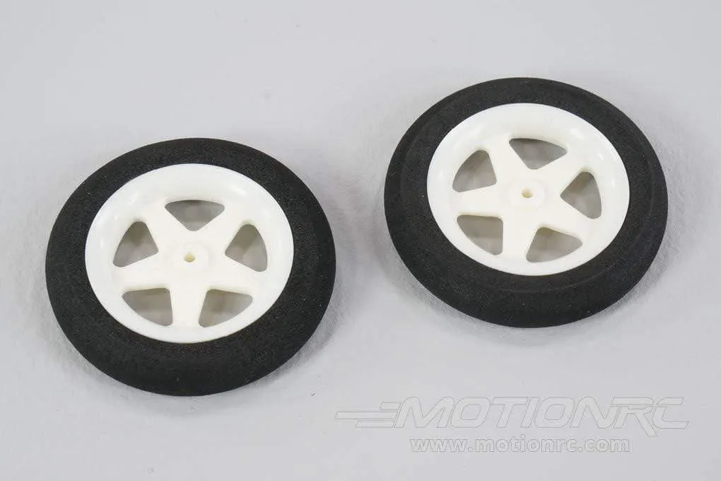 Du-Bro 47mm (1.8") x 8mm EVA Micro Sport Wheels for 2mm Axle (2 Pack)