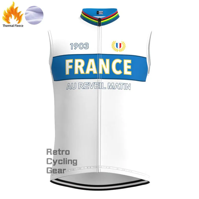 France Fleece Retro Cycling Kits