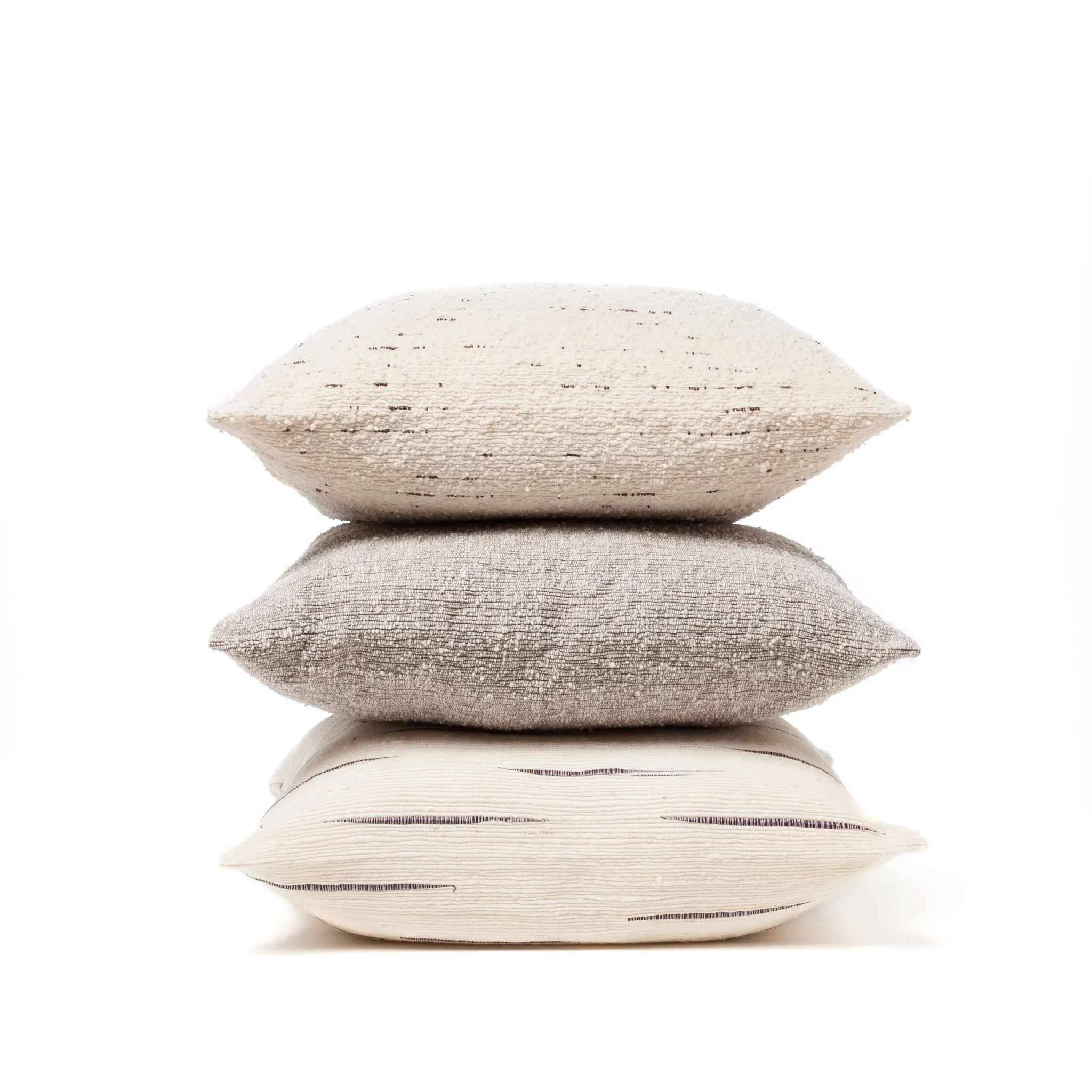 Gray Moroccan Wool Cushion