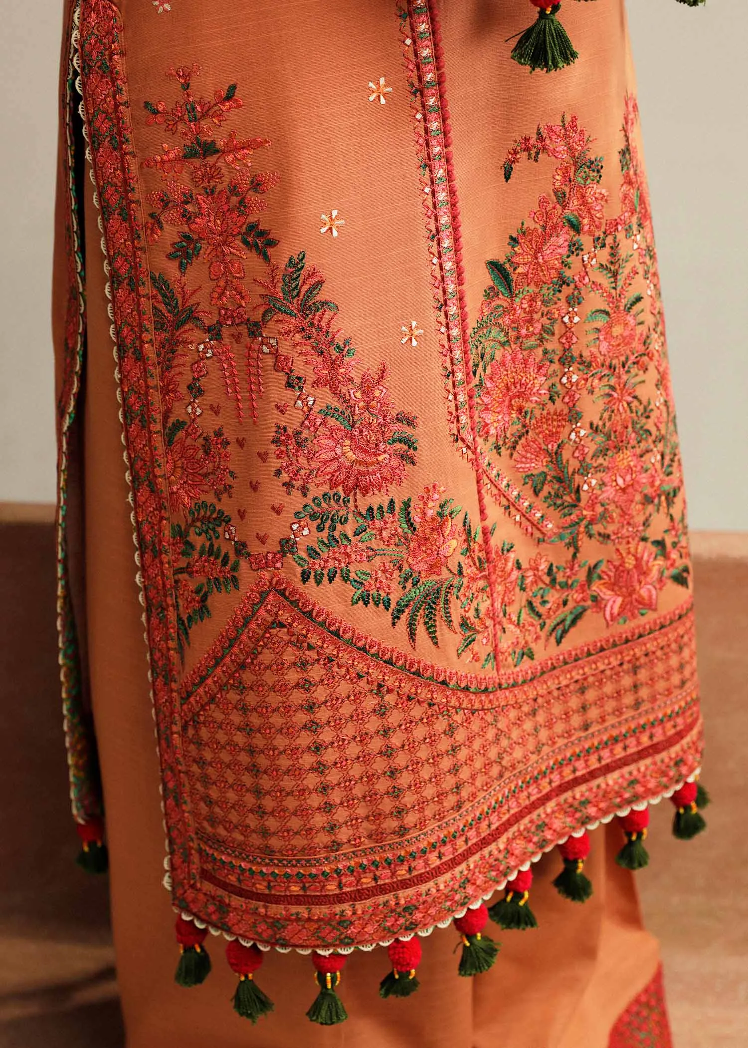Hussain Rehar Winter Collection with Shawl –  Dusky