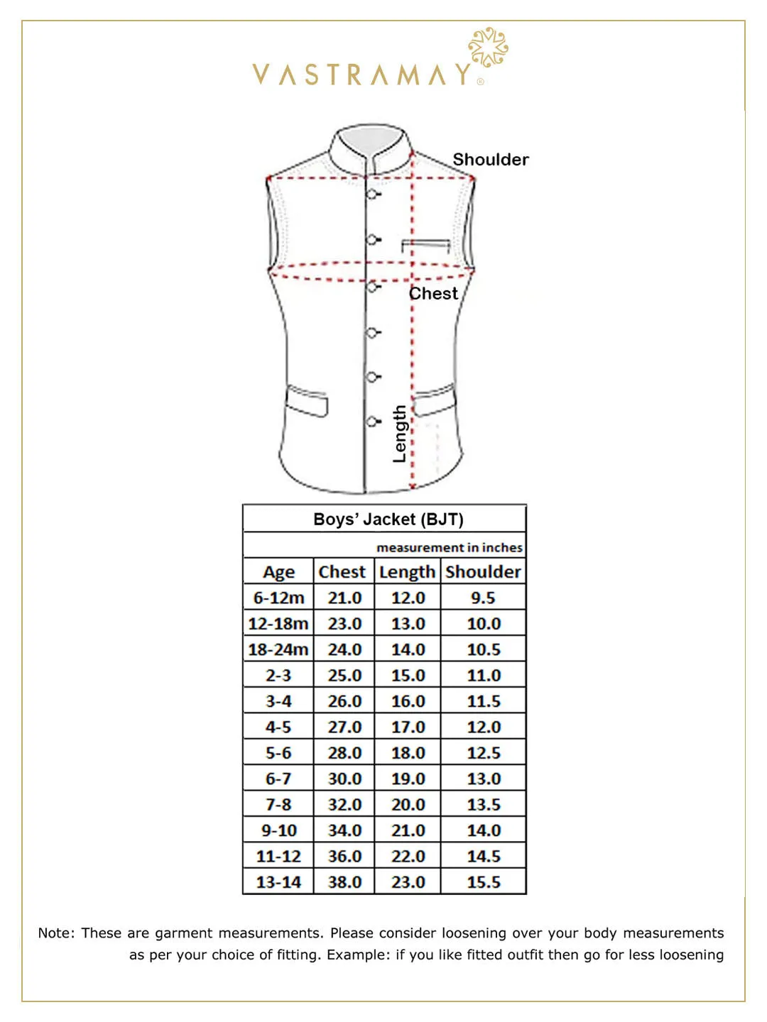 Jashvi Boy's Blue Printed Nehru Jacket