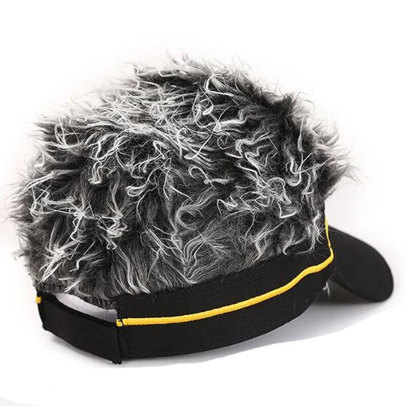 Men Wig Camouflage Cap Fashion Casual Golf Baseball Cap Adjustable Snapback Hats Hip Hop Hat