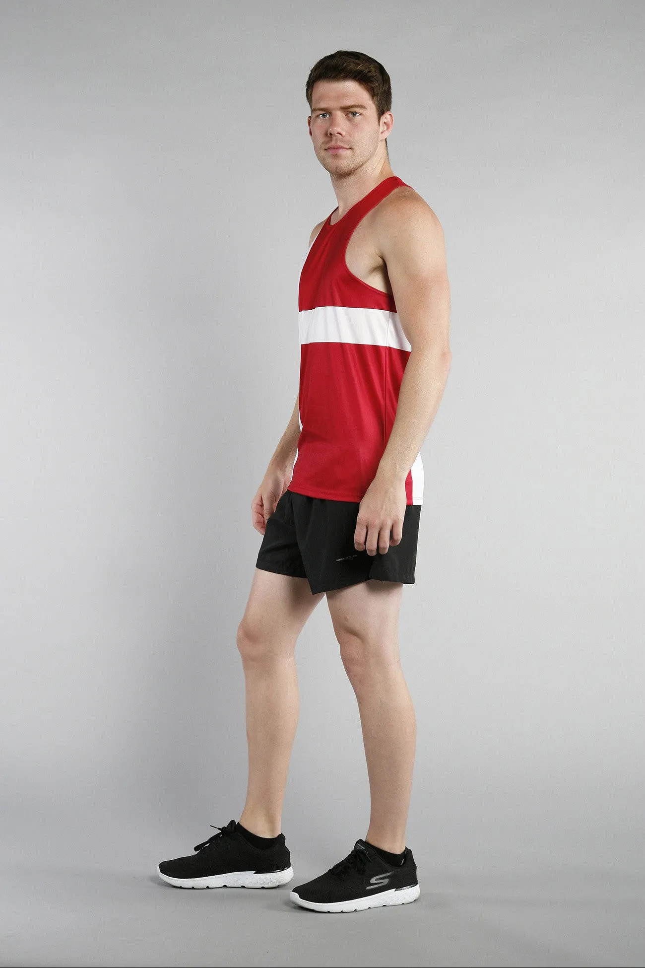 Men's Competitor Lite Printed Singlet [D-F] - Denmark