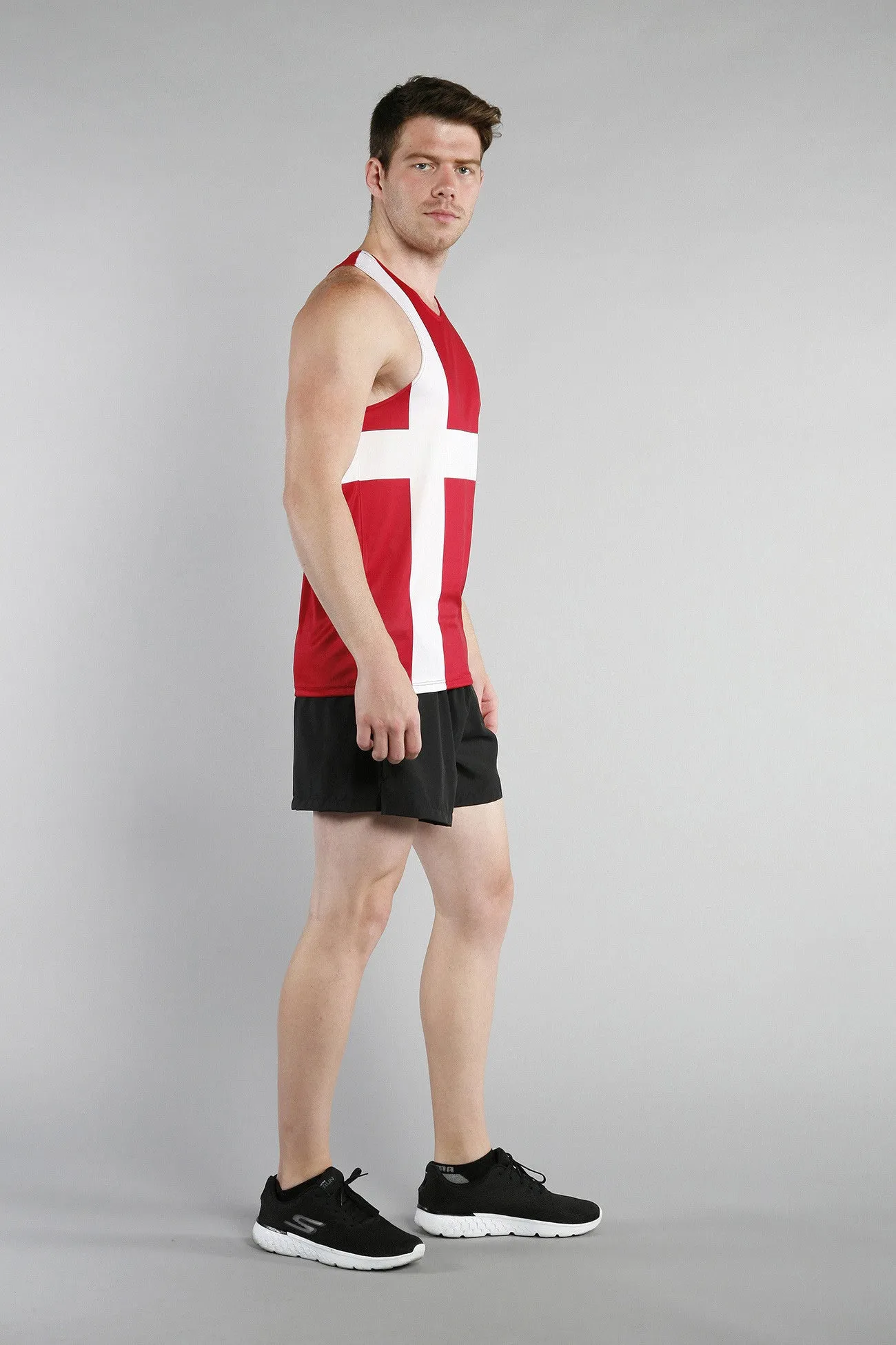 Men's Competitor Lite Printed Singlet [D-F] - Denmark