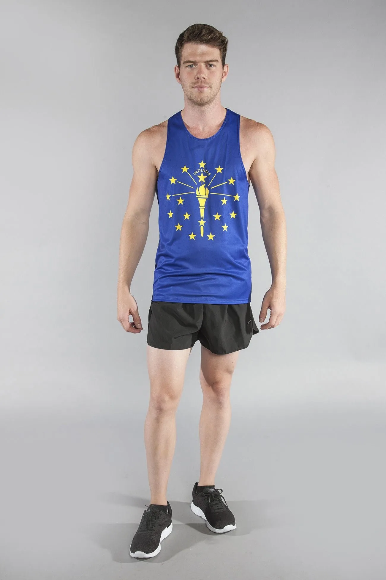 Men's Competitor Lite Printed Singlet [G-I] - Indiana