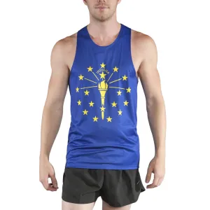 Men's Competitor Lite Printed Singlet [G-I] - Indiana