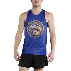 Men's Competitor Lite Printed Singlet [N] - Nebraska