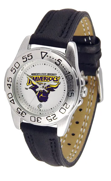 Minnesota State Sport Leather Ladies Watch