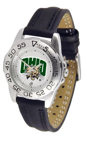 Ohio University Sport Leather Ladies Watch