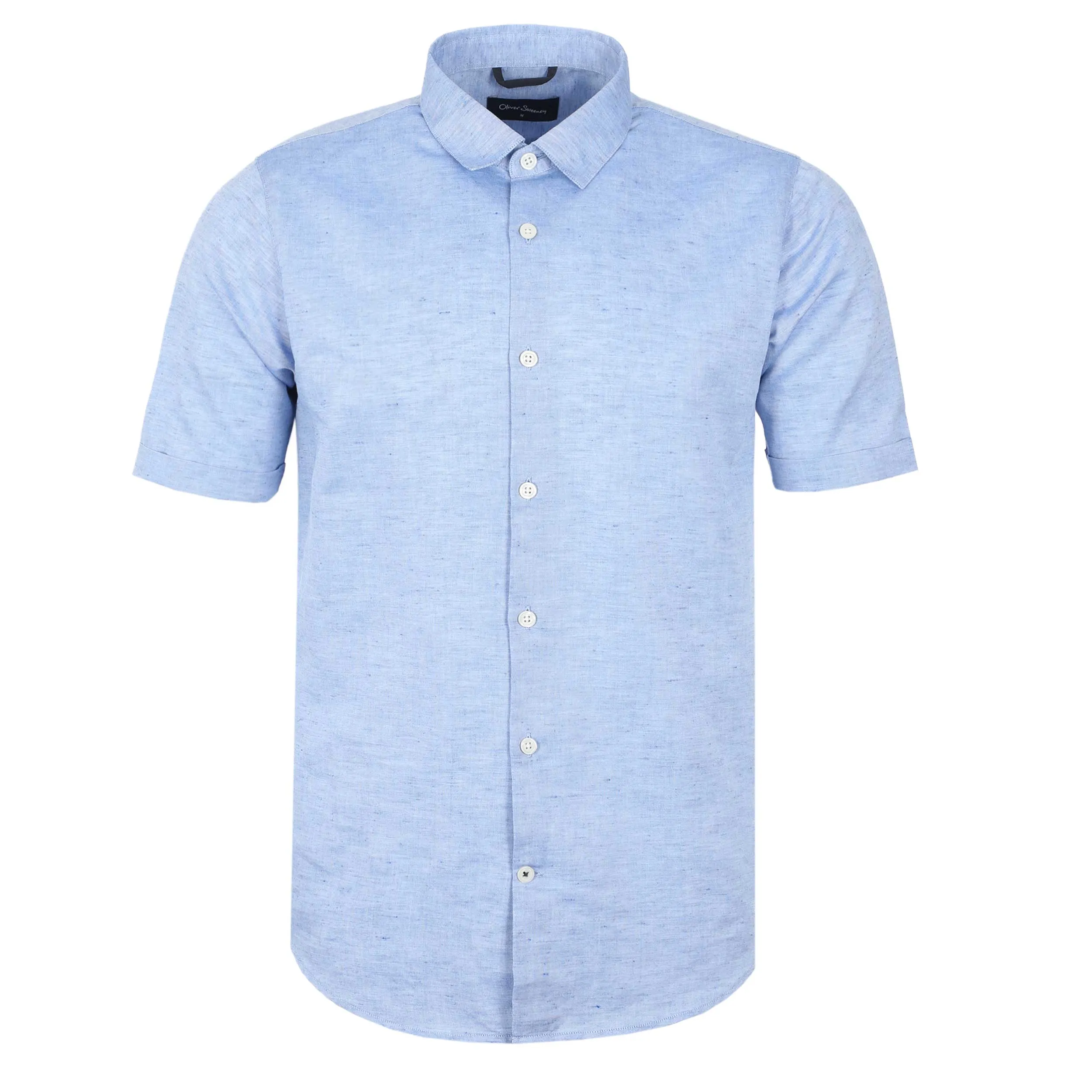 Oliver Sweeney Eakring SS Shirt in Sky Blue