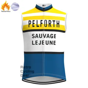 Pelforth Fleece Retro Cycling Vest