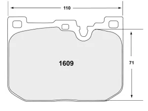 Performance Friction PFC Brake Pads 1609.XX.17.44