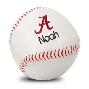 Personalized Alabama Crimson Tide Plush Baseball