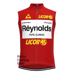 Red Reynolds Retro Cycling Vest