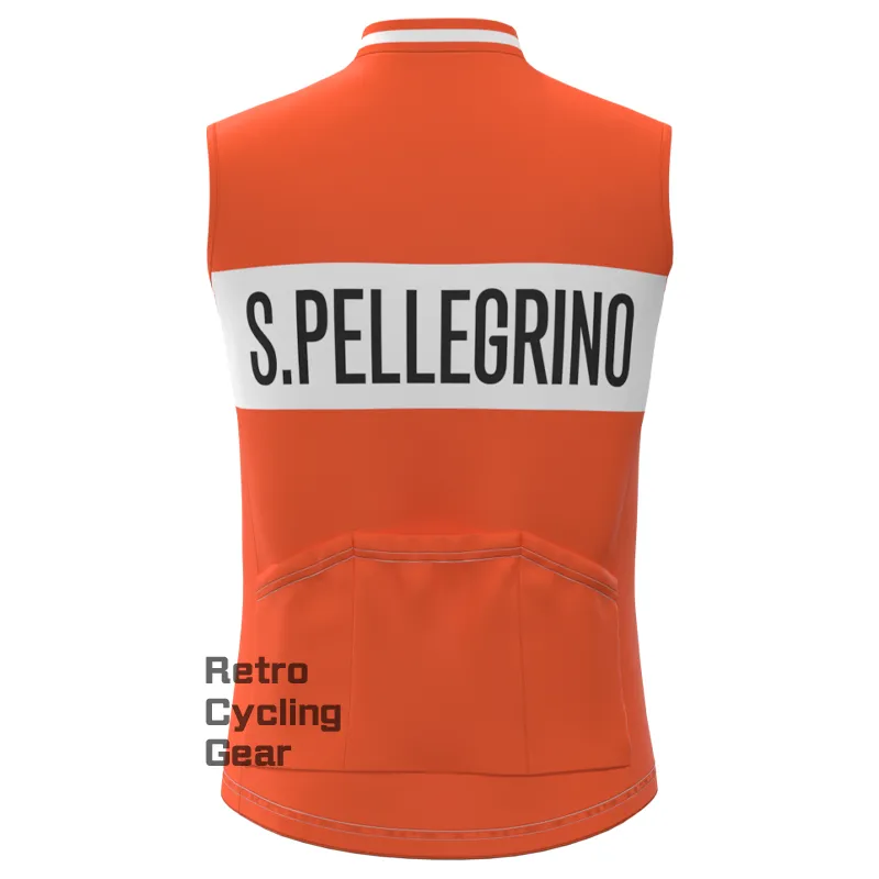 S.PELLEGRINO Fleece Retro Cycling Vest