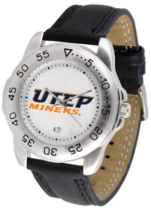 Texas El Paso Sport Leather Men’s Watch