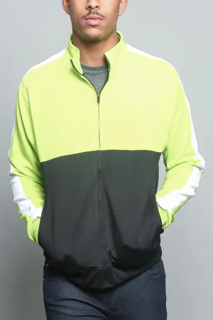 Tri-Colored Track Jacket