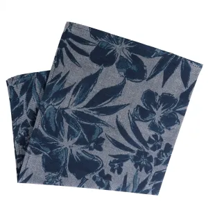 Tropical Evening Floral Pocket Square